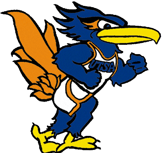 Texas-SA Roadrunners 1996-2007 Mascot Logo diy DTF decal sticker